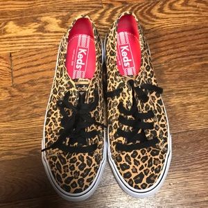 Leopard print Keds tennis shoes